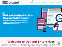 Tablet Screenshot of dukami.com